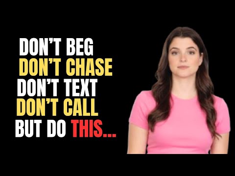 8 Things Men Should NEVER Do with Women|Female Psychology