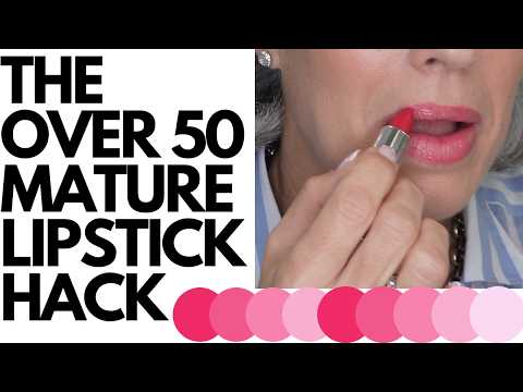 THE REVERSE LIPSTICK HACK FOR MATURE WOMEN | Nikol Johnson #NikolBeauty #MatureMakeup