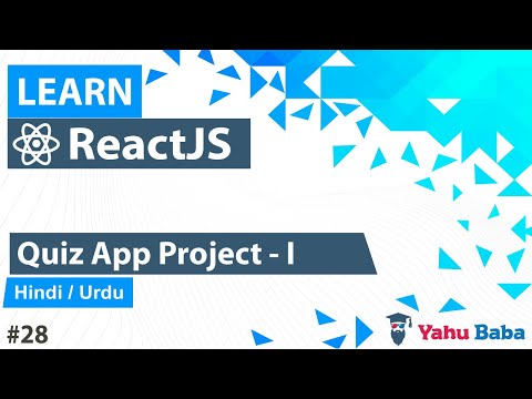 ReactJS Quiz App Project Tutorial in Hindi / Urdu
