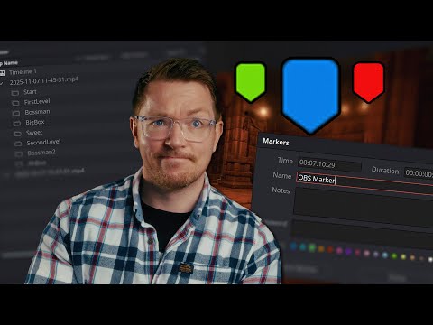 This Marker Workflow Could Save You HOURS in DaVinci Resolve (& OBS!)