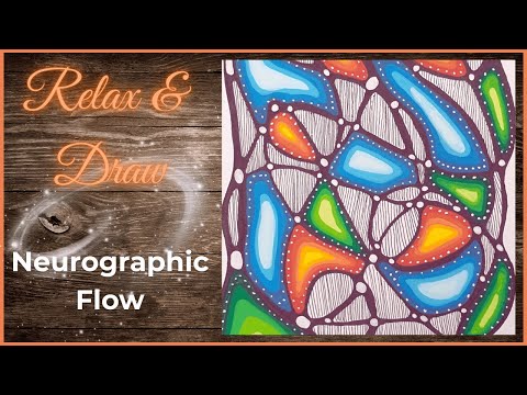 Neurographic Art with Acrylic Markers  / Relax & Draw Flow Session