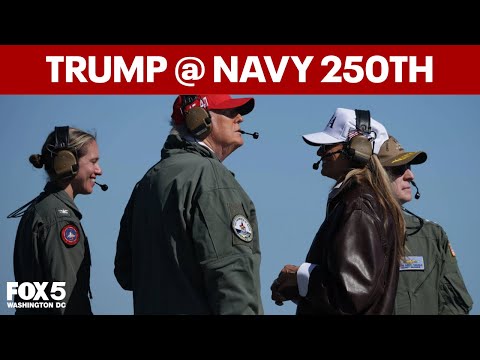 FULL VIDEO: Trump, Melania speak at Navy 250th celebration | FOX 5 DC