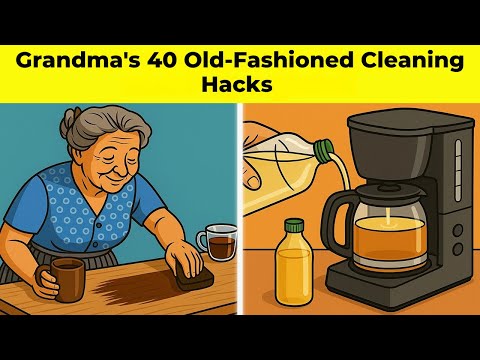 Grandma's 40 Old-Fashioned Cleaning Hacks That Still Work!