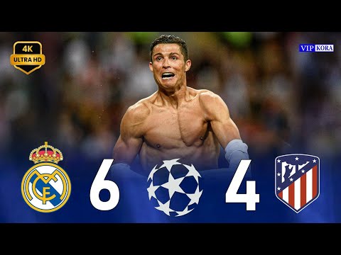 Real Madrid 1-1 Atletico Madrid (5-3 pens) 4K UHD UCL Final 2016 #ucl