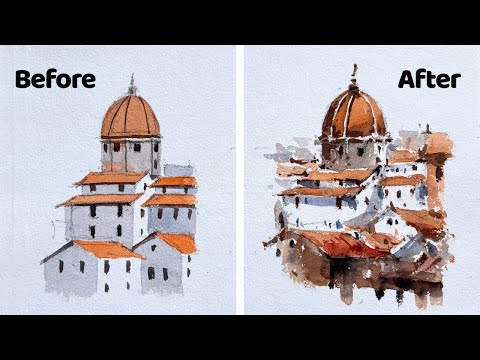 Try These 3 Techniques to Fix Your Flat Watercolor