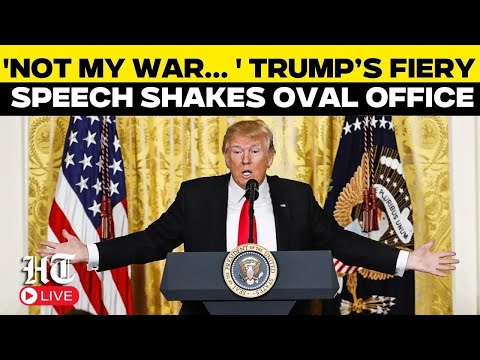LIVE: ‘Not My War...’, Trump’s FIERY Speech Shakes Zelensky & EU After Putin Talks | Russia-Ukraine