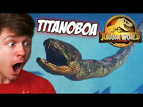 TITANOBOA in JURASSIC WORLD EVOLUTION 2!