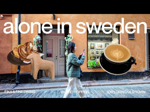 I traveled alone to Stockholm | my first time in Sweden 🇸🇪
