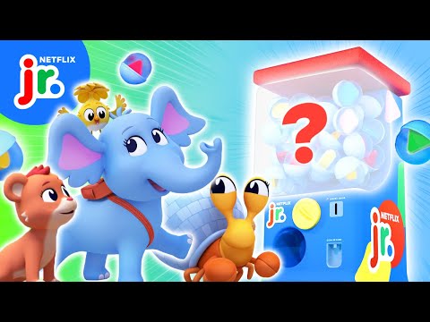 Toy Machine SURPRISE! Collect Prizes from Dr. Seuss's Horton! 🌟 Netflix Jr