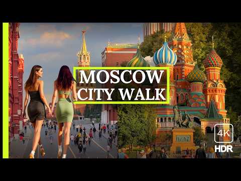 🚨 Real Russia Uncovered 🇷🇺 5 Hours: Moscow, Russian Girls, City Ambience 🏙️ 4K HDR