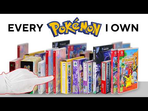 Unboxing Every Pokémon Game I Own (1998-2025)