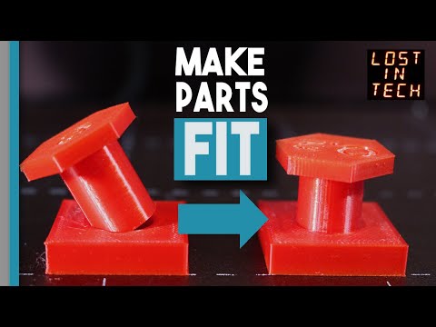 Why your 3d printed stuff doesn't fit together and how to fix it!