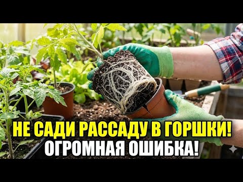 Твои пластиковые горшки убивают рассаду! Срочно переходи на плёнку, пока не поздно!