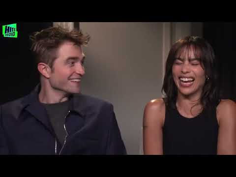 Robert Pattinson making Zoe Kravitz either laugh or roll her eyes for 14 minutes straight