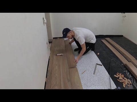 How to Install Laminate Flooring Alone | QUICKLY AND EASILY
