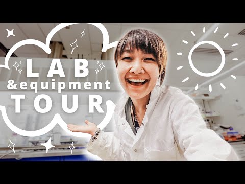 RESEARCH LAB TOUR: laboratory equipment function & names in my PhD lab | what does a lab look like?