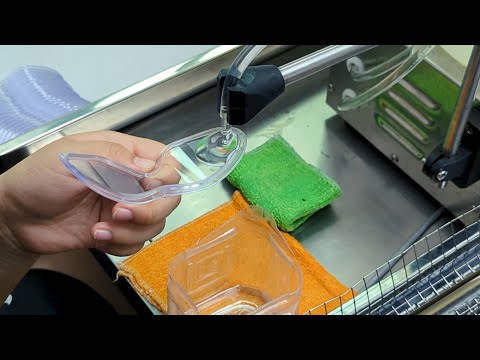 Manufacture process of swim goggles. Swimming equipment for summer.