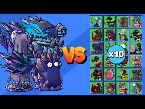 TEAM OBSIDIANA vs TODOS LOS ZOMBIS X10 | PvZ Fusion