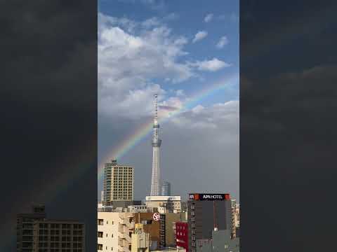 A Quick Rain Made Tokyo Skytree Magical