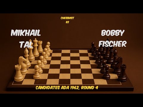 Mikhail Tal vs Bobby Fischer (Candidates Tournament 1962, Round 4) #chess_trick