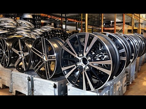 “How Luxury Car Alloy Wheels Are Made | Full Manufacturing Process”