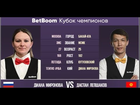 "BetBoom Кубок Чемпионов 2023" Д. Миронова (RUS) - Д. Лепшаков (KGZ) Свободная пирамида