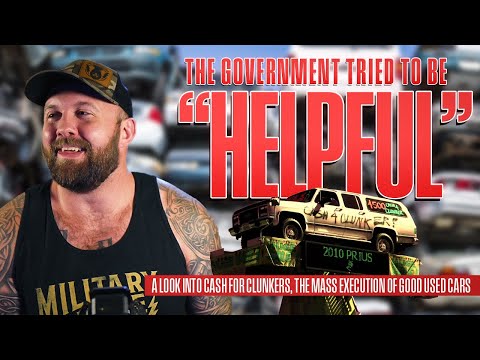 Government "Helps" By Destroying 700,000 Working Cars - Cash For Clunkers
