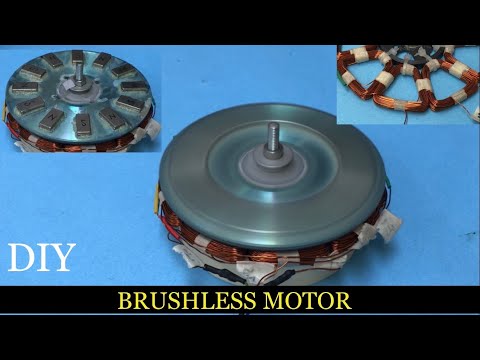 KENDİ FIRÇASIZ MOTORUNU YAP, ALTERNATÖR VE FIRÇASIZ MOTOR TASARIMI.