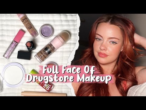 Full Face Of Drugstore Makeup! | Julia Adams