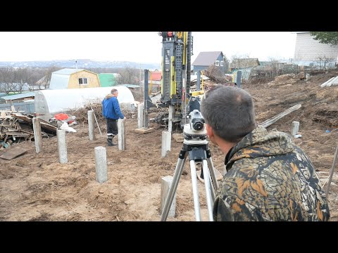 We built a foundation for the house in one day. Step by step construction process