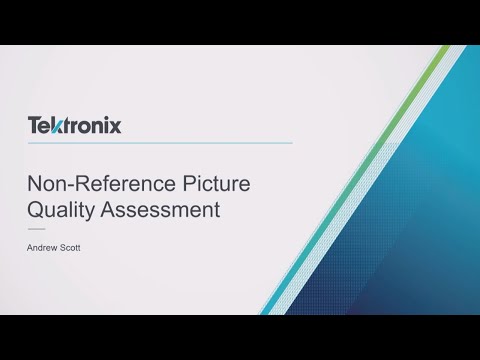 DT201A. Non-Reference Picture Quality Assessment