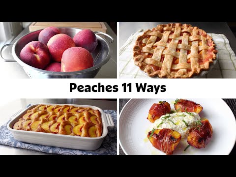11 Perfect Peach Recipes | Pie, Cobbler, Coleslaw & More!