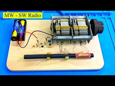 how to make radio MW , SW | am radio receiver circuit