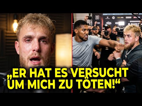 Jake Paul meldet sich nicht gegen Anthony Joshua nach Brutal Brawl in der Pressekonferenz an!