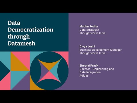 Data democratization through data mesh