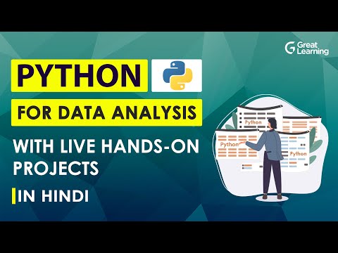 Python for Data Analysis with Live Hands-on Projects in Hindi |  Python Projects | Great Learning