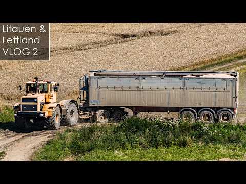 🇱🇹  🇱🇻 Unfassbare Technik im Baltikum | Claas Challenger, Case IH AF 10 & MEGA Knicklenker!