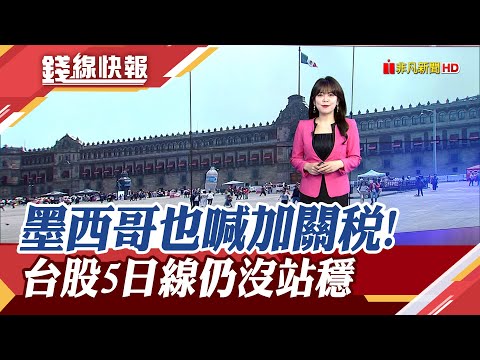 最高50%! 墨西哥拍板新關稅 板卡廠不妙? 技嘉不怕:產地彈性 雙引擎動能 金融指數創高! 台股周線連3紅 5日線得而復失｜主播 賴家瑩｜【錢線快報】20251212｜非凡財經新聞