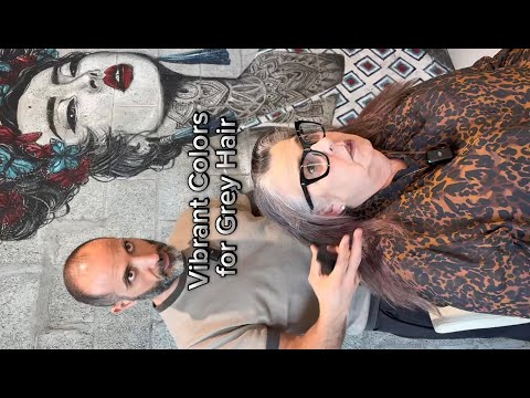 Vibrant Colors for Grey Hair: A Bold and Stylish Alternative 😍