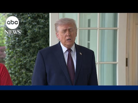 President Trump addresses the media