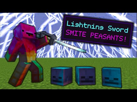 Most OP Minecraft Anime Lightning Sword Ever Made... [Datapack]