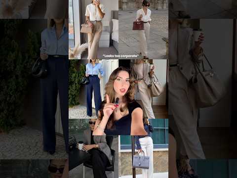 How to look elegant WITHOUT looking too professional or corporate | Casual elegant looks