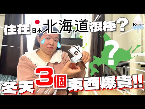 公開帳單💸住在【日本‧北海道】很棒?!冬天這3項生活成本爆貴!只會越來越貴!Cost Living in Hokkaido,Japn