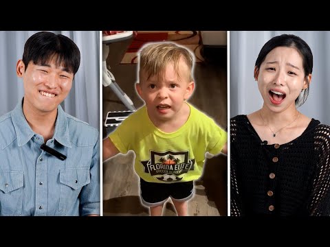 Koreans React to an Adorable and Cheeky Kids Compilation | Rot In Bed