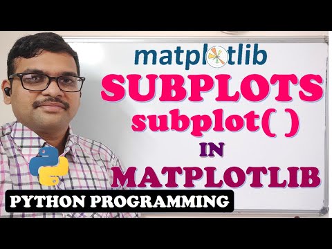 SUBPLOTS IN MATPLOTLIB || SUBPLOT FUNCTION || PYTHON PROGRAMMING