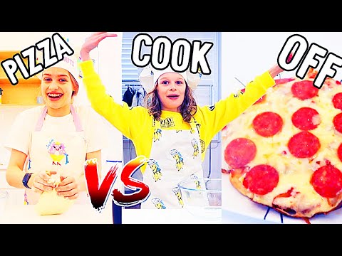 PIZZA IN A PAN COOK OFF (Sockie Vs Biggy) judged by Sabre and Naz