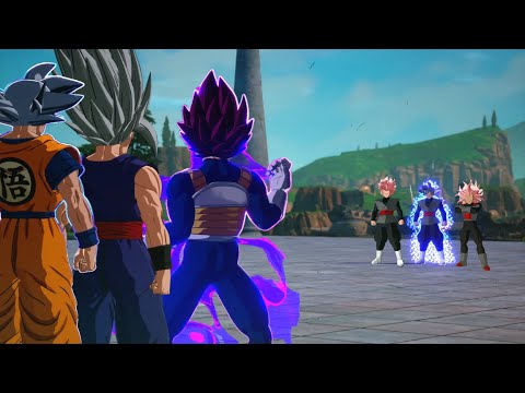Goku, Vegeta & Gohan Vs The Black Versions - Dragon Ball Sparking! Zero