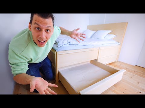 How To Make a Bed With Built In Storage