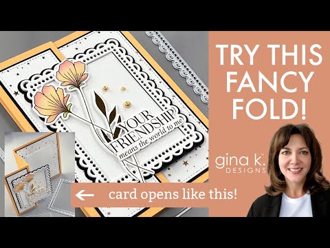 Fancy Fold Card Featuring Master Layouts Dies!