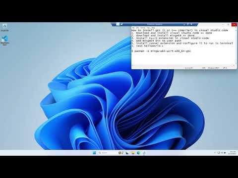 Install gcc Compiler in VisualStudioCode